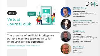 The Promise of Artificial Intelligence and Machine Learning for Improving Clinical Outcomes