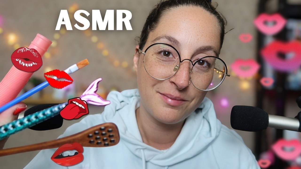 ASMR - 7 TYPES DE BRUITS DE BOUCHE INTENSES (nouveaux micros) 💋