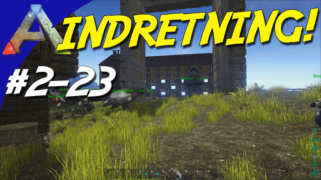 Ark survival evolved dansk sæson 2 ep. 23 indretning! youtube