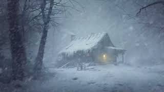 Peaceful House During The First Snowstorm of The Season | Blizzard Sounds for Sleep | Howling Wind by Rose Wind 4,228 views 3 months ago 24 hours