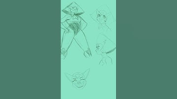Peridot #digitalart #stevenuniversefuture #stevenuniversefanart #stevenuniverse #procreate #short