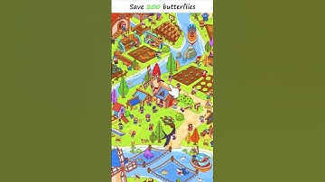 How many butterflies can you find? Challenge in Find N Hunt! (9-1)