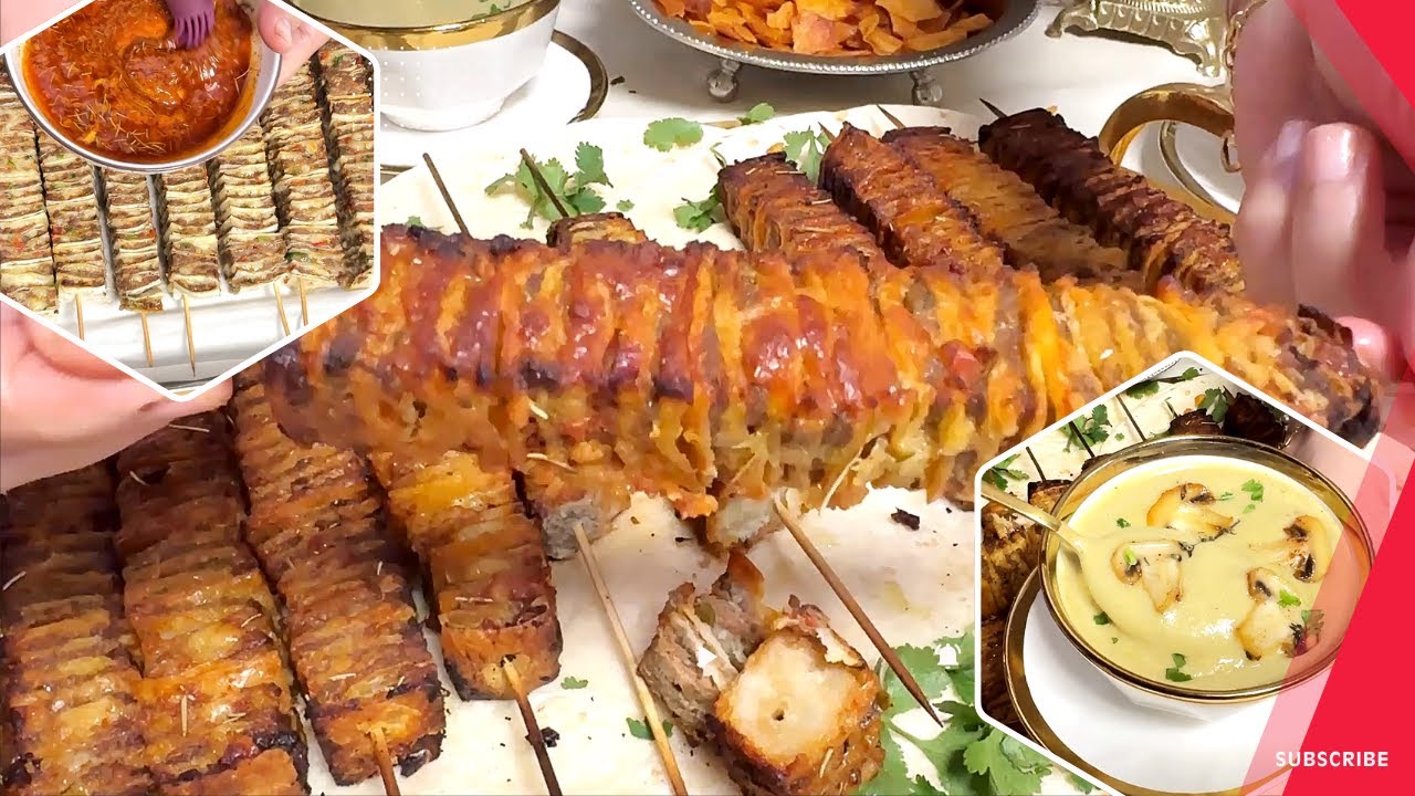 كباب تورتيلا لحم لي داير ضجةعلى مواقع التواصل 🔥🌯قطبان اللحم بالتورتيلا مع شوربة الفطر الشهية !Viral