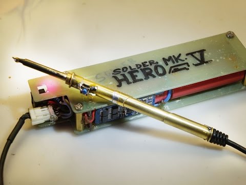 Inventor Designs Powerful Pocket Soldering Iron!