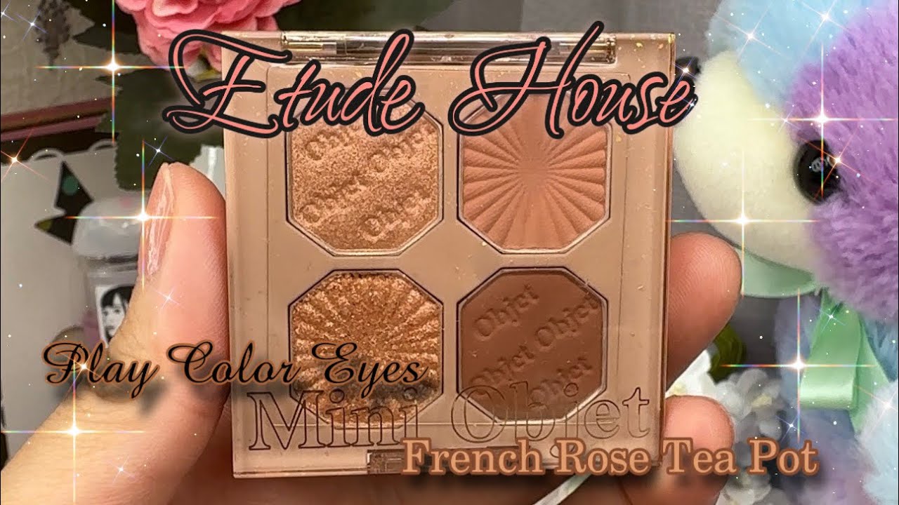 ETUDE HOUSE Play Color Eyes Mini Objet - French Rose Tea Pot | AIKOISH