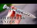 How to make damascus throwing knife
