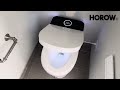 Auto Open/Close Lid, Night Light & Remote Control Features: HOROW T38 Smart Bidet Toilet Review