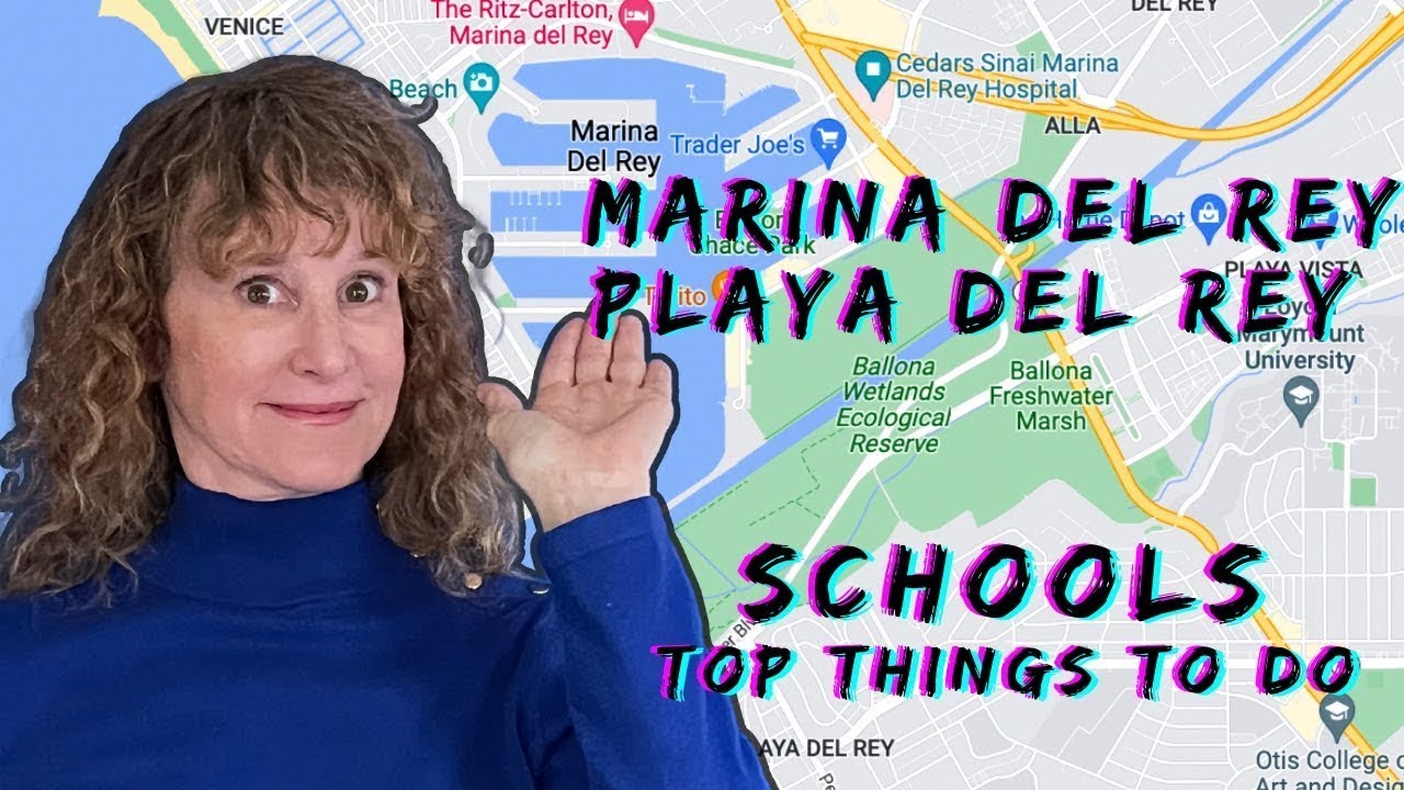 Marina del Rey Schools and more Map Living in Los Angeles CA 2023