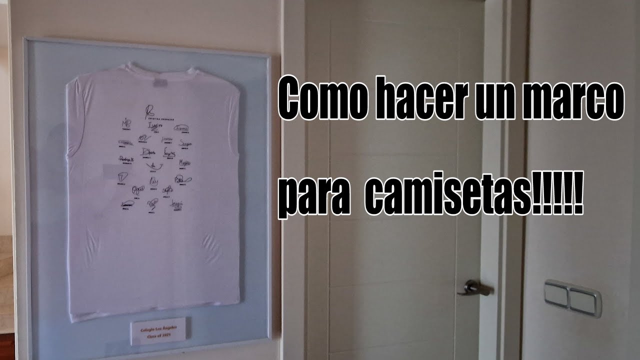 Como hacer un marco para camiseta!!!!! 