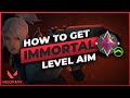 VALORANT IMMORTAL LEVEL AIM GUIDE - How to get better aim in Valorant - Aimlab Training