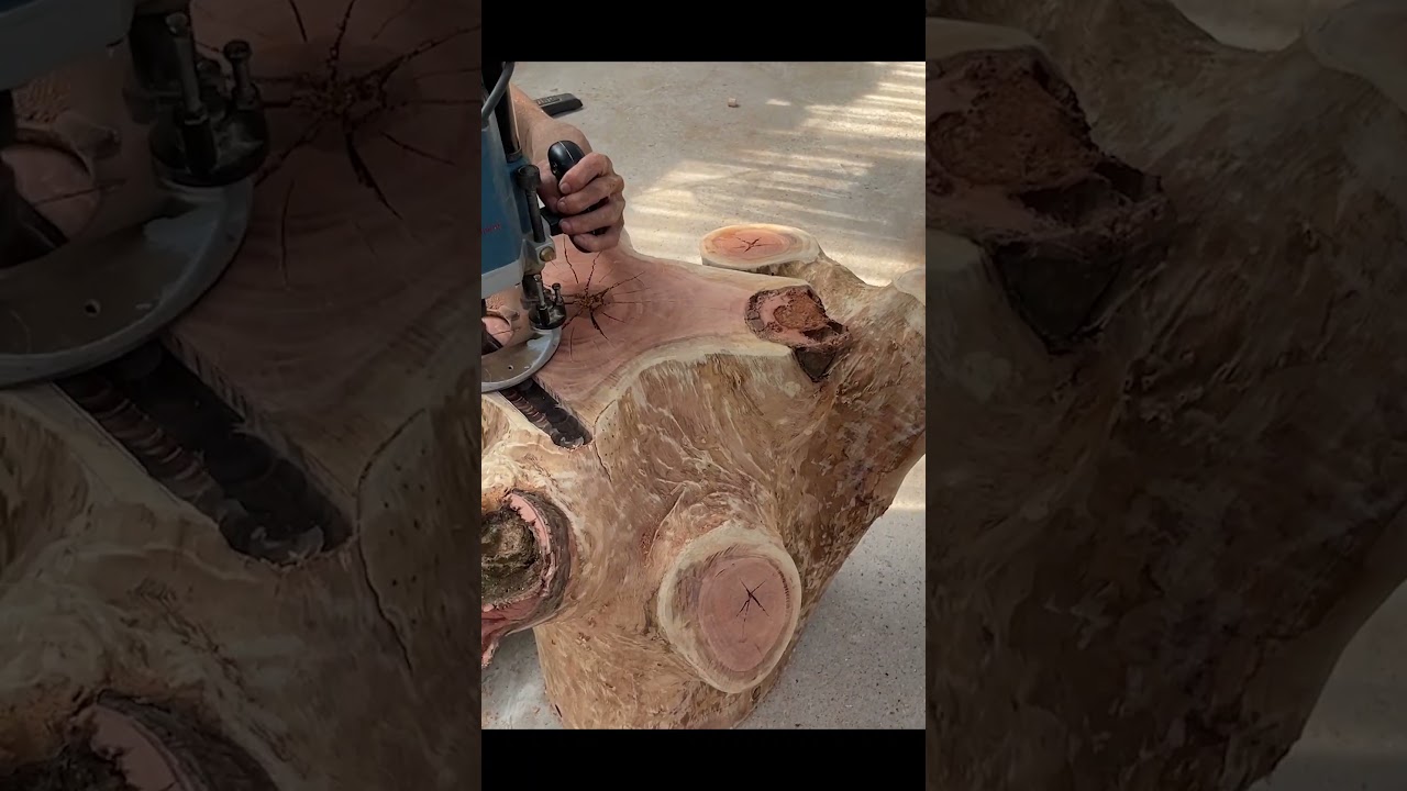 Unique Tree Stump Table