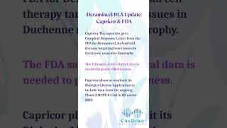 Deramiocel BLA Update: Capricor & FDA