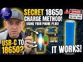 Secret Way to Charge 18650 Cells Using Your Phone Plug!