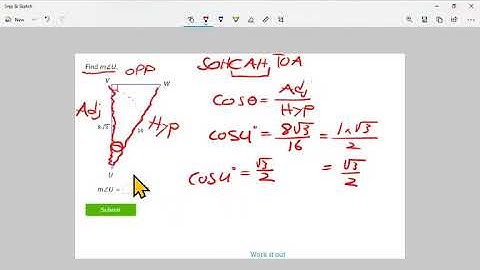 IXL R9 Trigonometric Ratios Find an Angle Measure (Geometry) [Without Special Right Triangles]