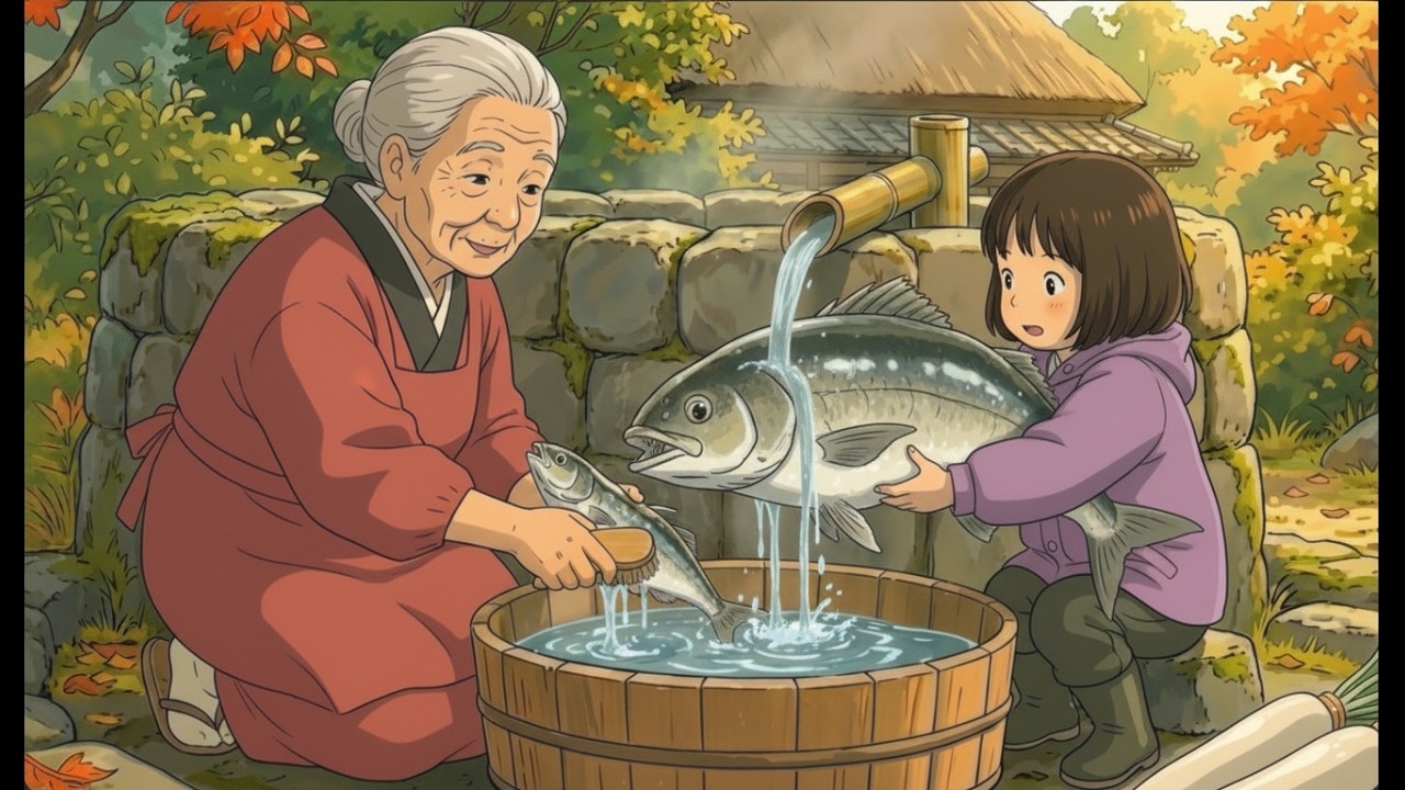 Weaving And Dyeing Fabric For Winter - A Giant Bowl Of Noodles By The Fire 🥢  Anime-Style ASMR