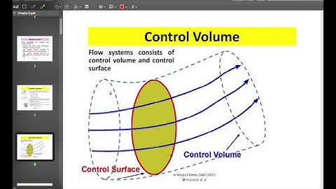Fluid Mechanics Chapter 5: Momentum Analysis of Flow System (Part 1)