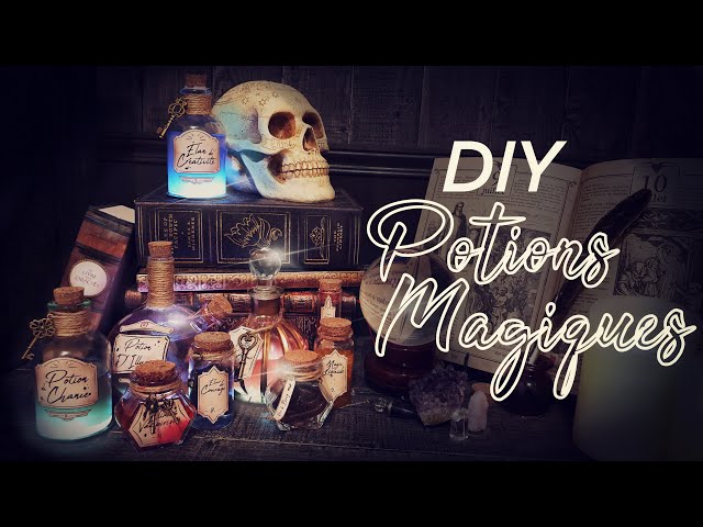 🧪 DIY POTION HARRY POTTER AVEC @marineauterrier (effet métallisé, glow in  the dark) ⚗ 