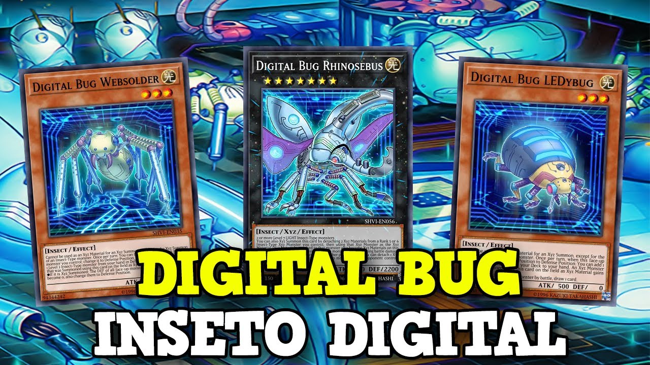 DIGITAL BUG - OS INSETOS DIGITAIS | YU-GI-OH! ESPECIAL - YouTube