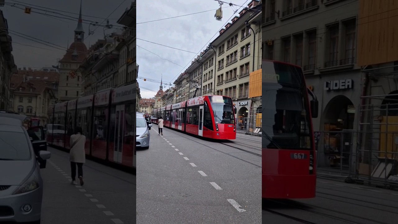 Bern Red Tram 
