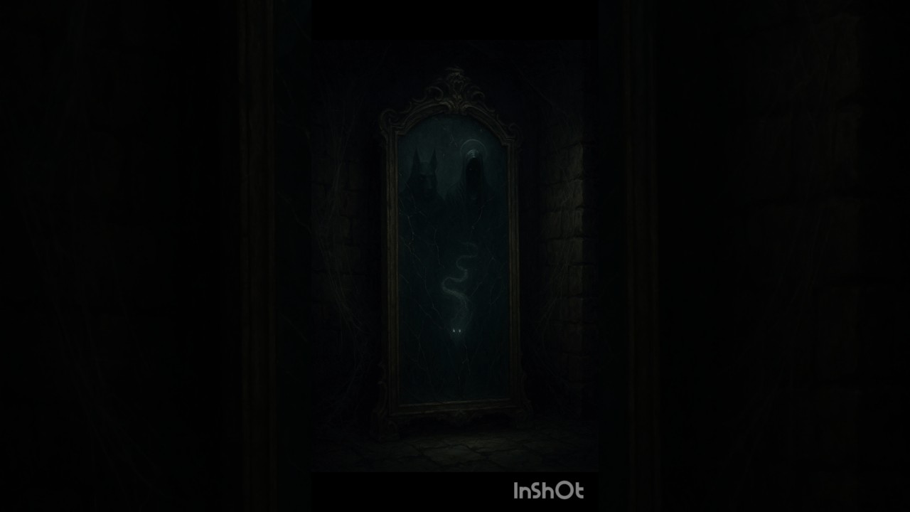 The mirror doesn’t reflect you… it remembers you 🥶 