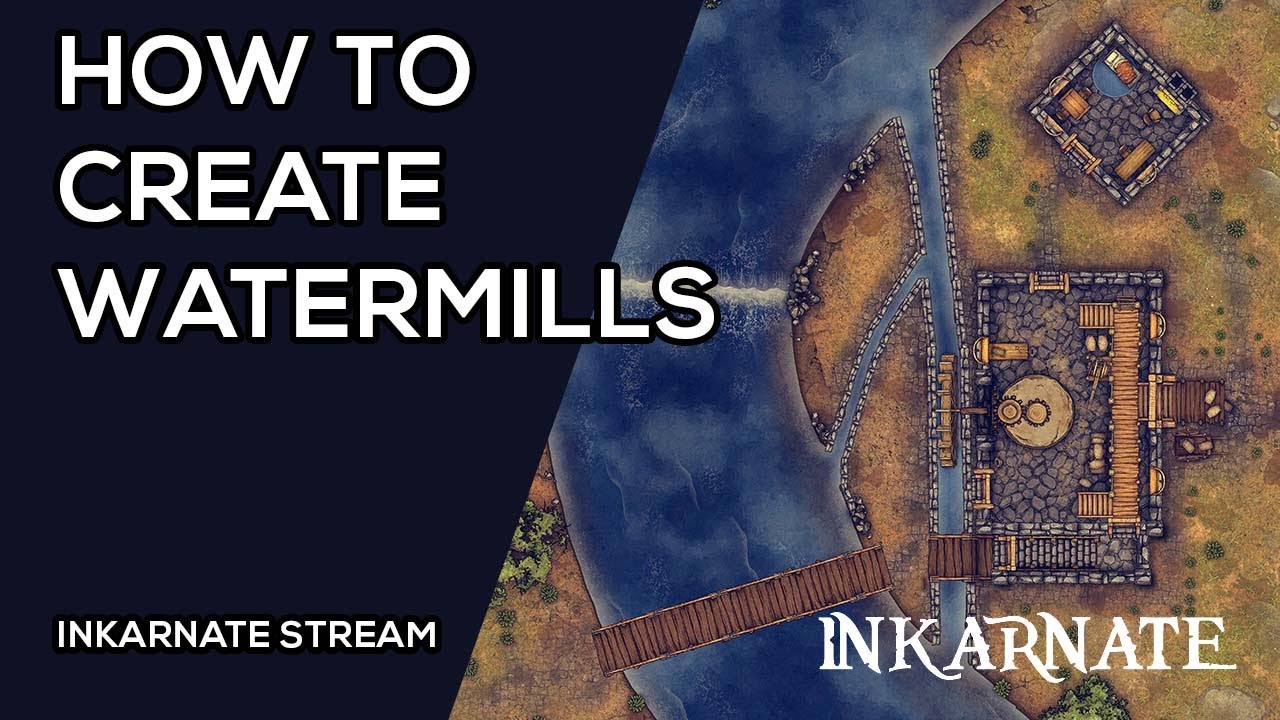 How to Create Watermills | Inkarnate Stream - YouTube