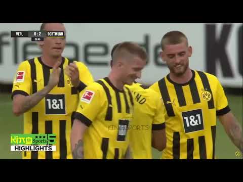 Verl vs  Borussia Dortmund 0-5 Club Friendly Goals Highlights Resumen 2022 HD