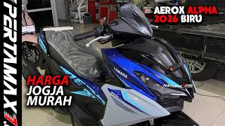 REVIEW 2026 Yamaha AEROX Alpha Blue Gray Latest Blue Gray Color Cheap Jogja Price #aeroxalpha #aerox