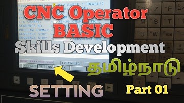 CNC Operator Skills Development Tamilnadu - part 01 | Mech Life Tamil