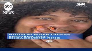 Hudson River divers recover lost engagement ring