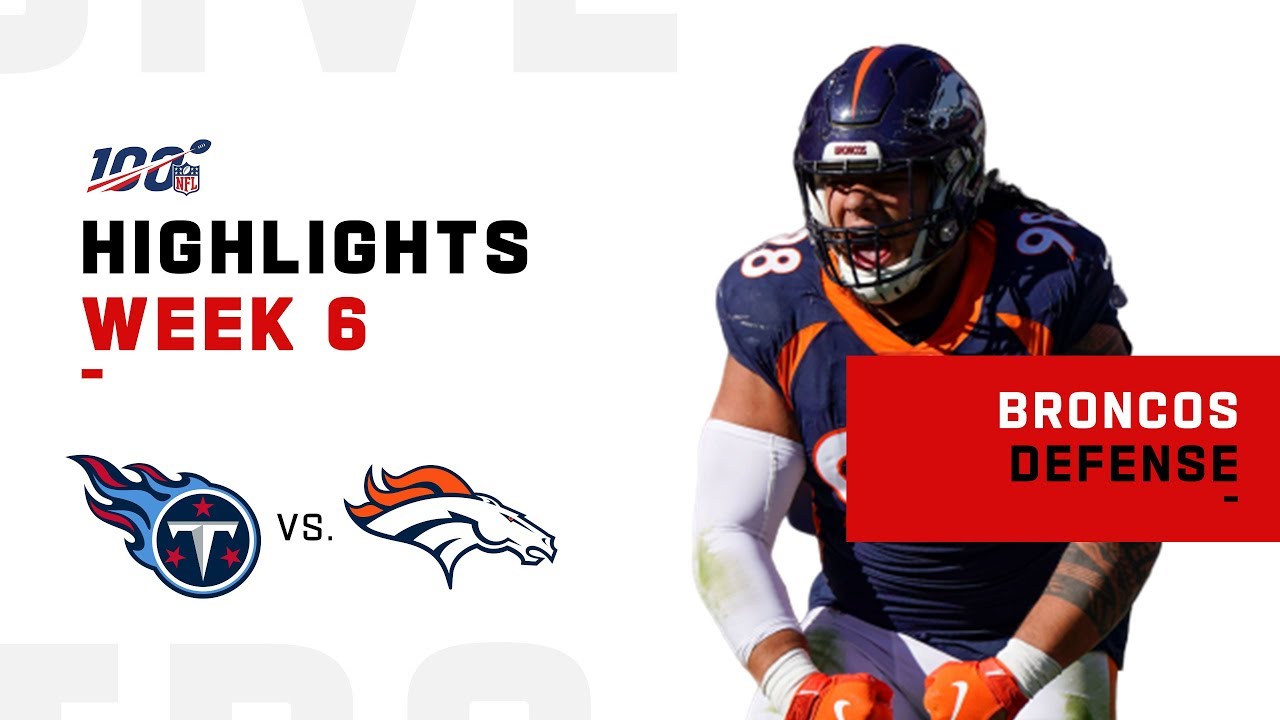 Broncos Defense Gets the Shutout!! 🙅‍♂️ NFL 2019 Highlights YouTube