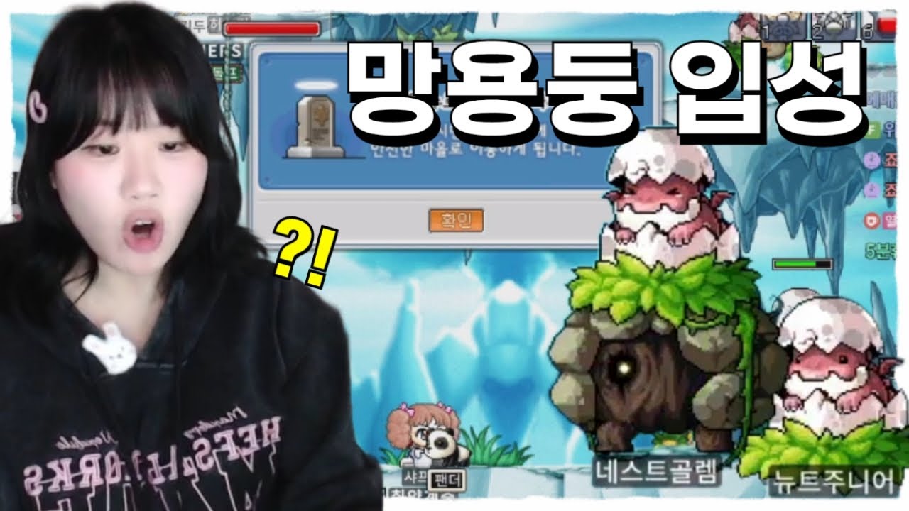 처음가본 망용둥쩔에서 멘탈 나갔습니다..[메이플랜드]