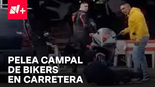 Motociclistas ebrios pelean en restaurante de Tres Marías, Morelos - N+