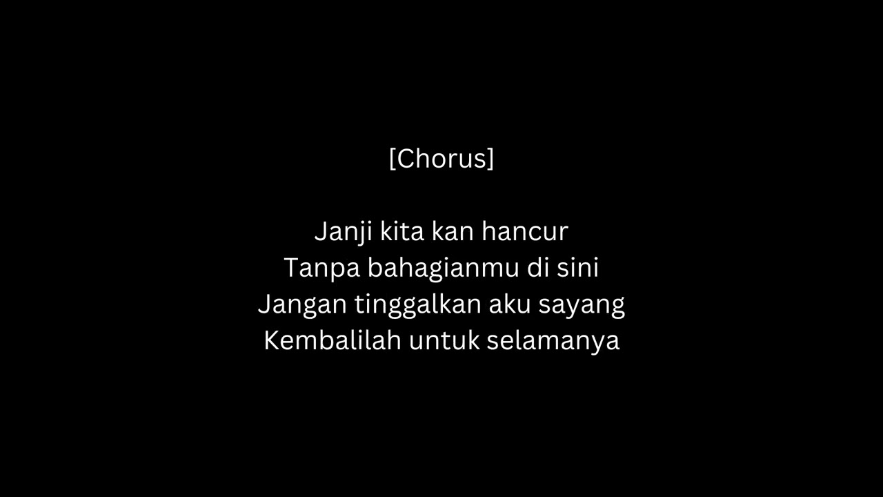 Jangan Tinggalkan Aku Sayang