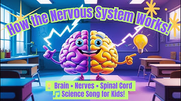 The Nervous System Explained for Kids | Brain, Nerves & Spinal Cord Song (Grades 2–3 Science) & Quiz