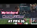 I'm starting manager career at FIFA 26 with FC Bayern München.