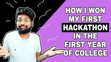 HOW I WON MY FIRST HACKATHON IN THE FIRST YEAR OF COLLEGE | The Coterie CRUx ft. Krishna Mahato