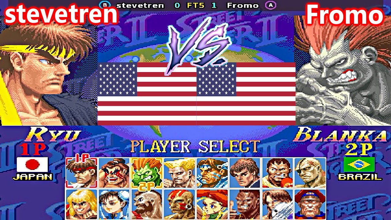 Super Street Fighter II X: Grand Master Challenge - stevetren vs Fromo