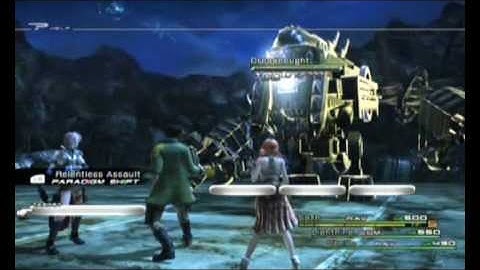 Final Fantasy XIII Chapter 4 Dreadnought boss