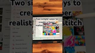 How to create a hyper realistic cross stitch pattern using Stitchly #crossstitchtutorial #advanced