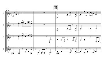 Blame It On The Boogie - Clarinet Quartet