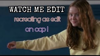 Watch me recreate an after effects edit on cute cut pro