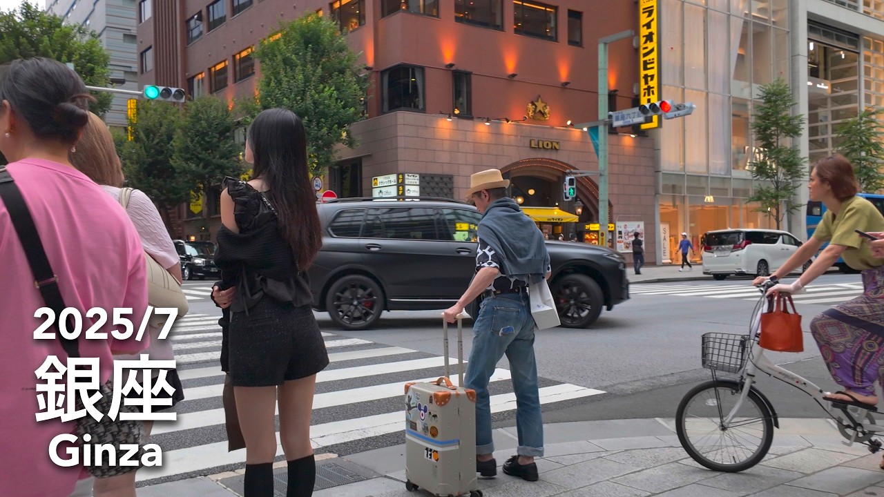 [HDR] Weekday Walk in Tokyo: Ginza - 2025/7