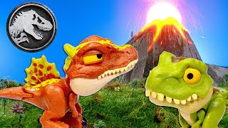 Recreating Jurassic World with Stuff We Had at Home!