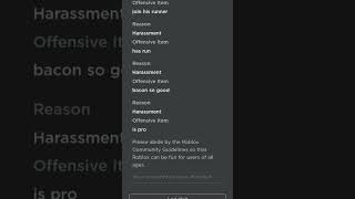 Dumb Roblox Bans