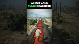 GTA V vs RDR 2 | Detail Comparison 😎 #shorts