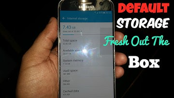 Samsung Galaxy S7 Default Storage How Much Do We Get Out Of 32GB??