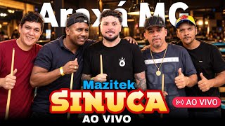 JOGOS EM ARAXÁ MG / SINUCA AO VIVO 09/10/2026 #aovivo #sinuca #mazitek