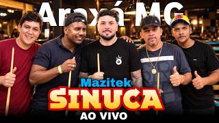 JOGOS EM ARAXÁ MG / SINUCA AO VIVO 09/10/2026 #aovivo #sinuca #mazitek
