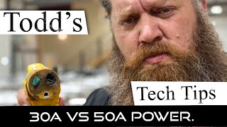 30amp vs 50amp Power Issues