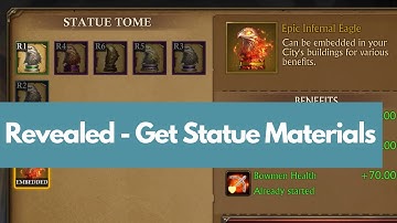 How to get Statue Materials  - King of Avalon (May 2020)